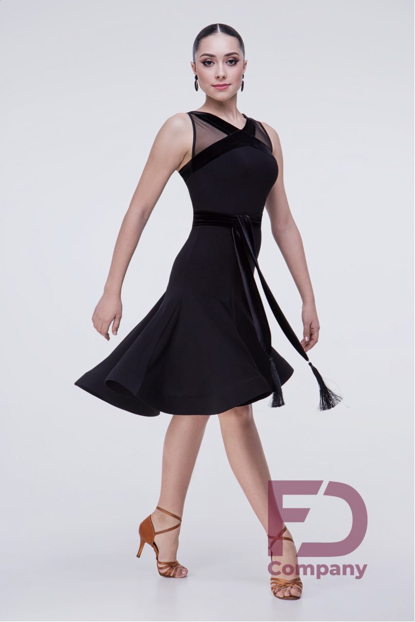 Latin dance dress by FD Company model Платье ПЛ-1090