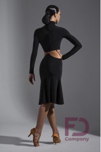 Latin dance dress by FD Company model Платье ПЛ-1085/1/Black