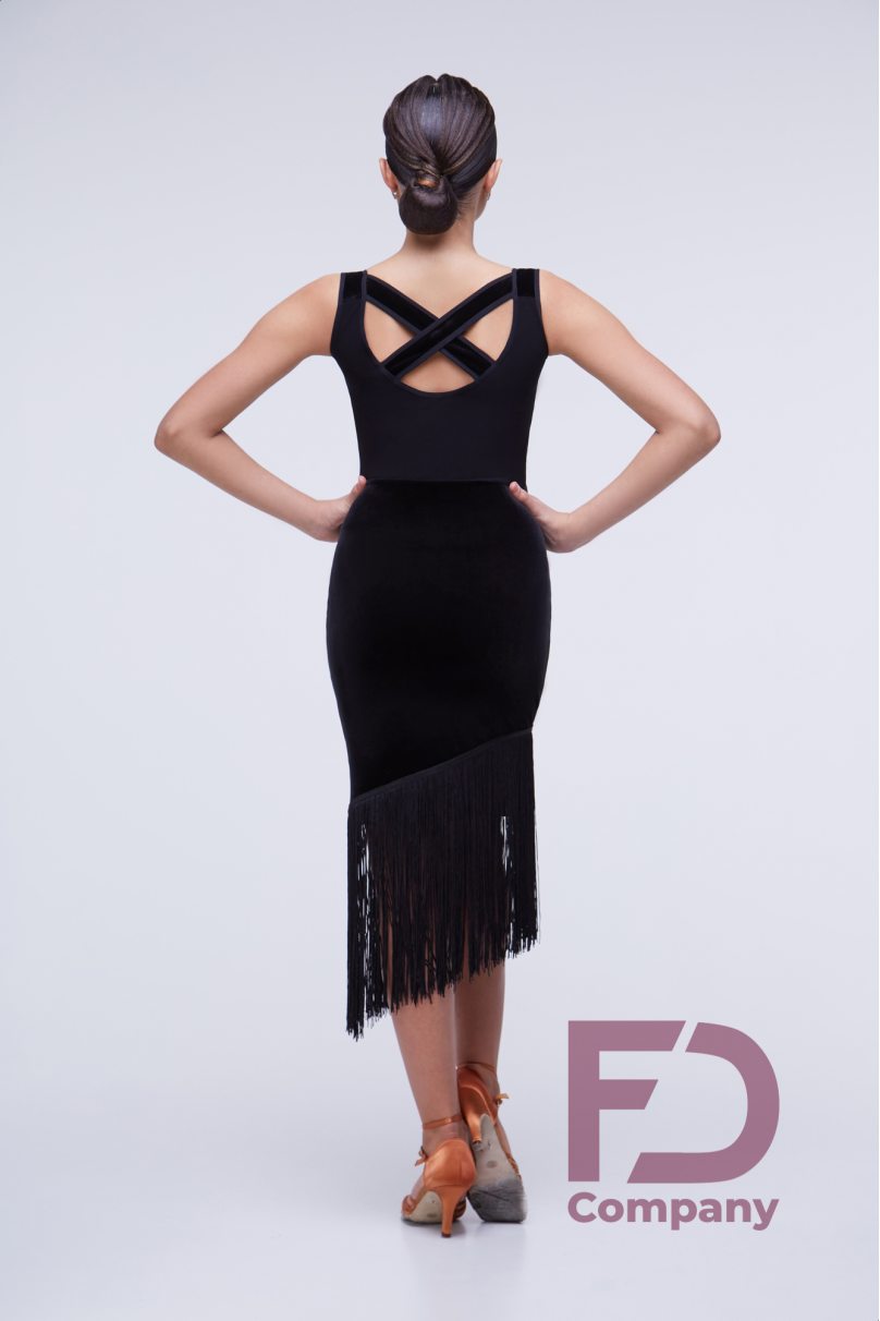 Latin dance dress by FD Company model Платье ПЛ-598