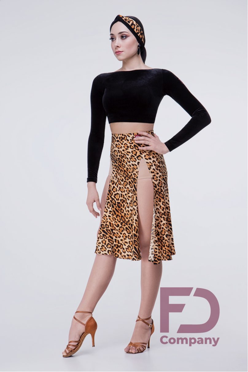 Latin dance skirt by FD Company model Юбка ЮЛ-1081/As in catalog