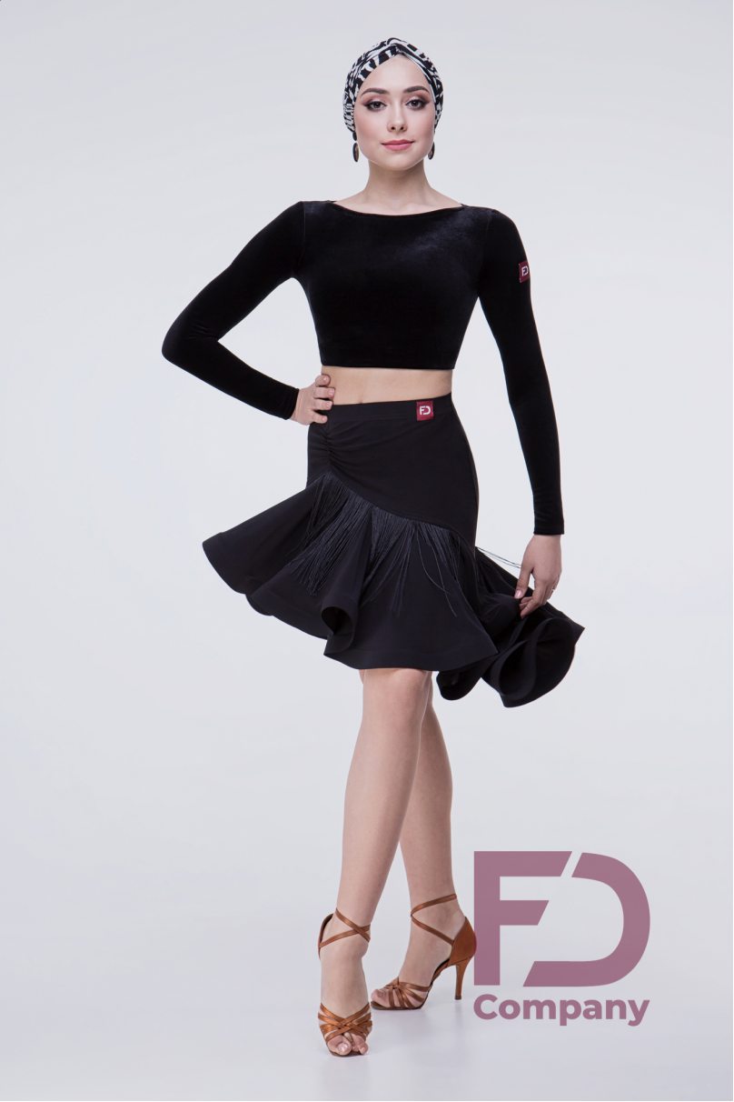 Latin dance skirt by FD Company model Юбка ЮЛ-1031