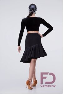 Black fringed Latin Rhythm skirt