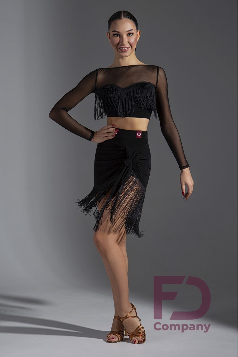 Latin dance skirt by FD Company model Юбка ЮЛ-6