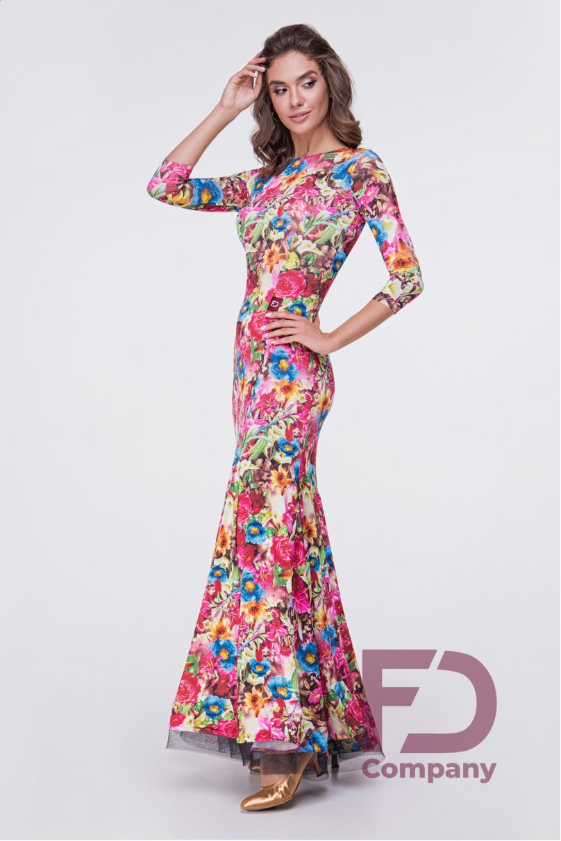 Taneční sukně ST značky FD Company style Платье ПС-1112/1/Print Python (Crinoline black)