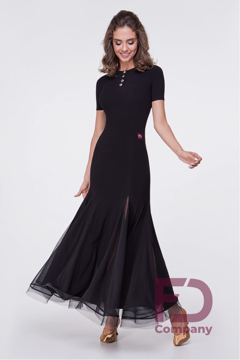 Ballroom Smooth Dress with short sleeves
