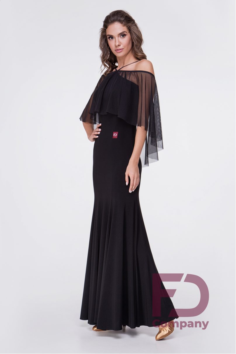 Ballroom Dance Dress by FD Company style Платье ПС-1077/Black