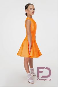 FD Company Basic dress, dress for juveniles with reliefs and wedge skirt