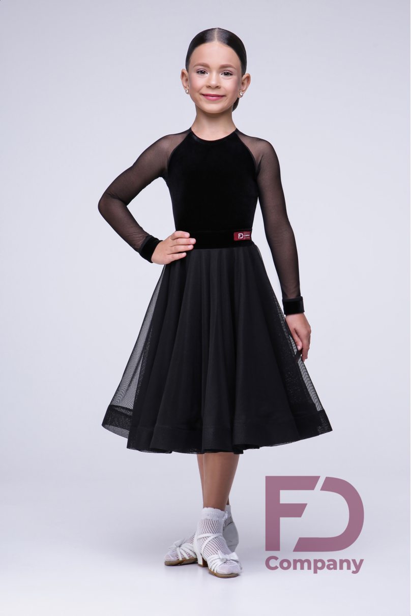 Ballroom dance competition dress for girls by FD Company product ID Бейсик БВ-65/2