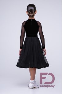 Ballroom dance competition dress for girls by FD Company product ID Бейсик БВ-65/2