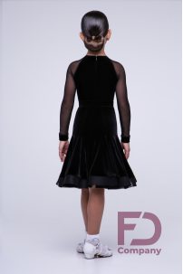 Ballroom dance competition dress for girls by FD Company product ID Бейсик БВ-65/1