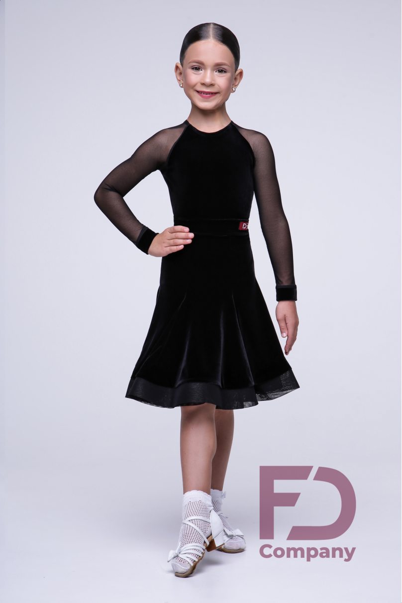 Ballroom dance competition dress for girls by FD Company product ID Бейсик БВ-65/1