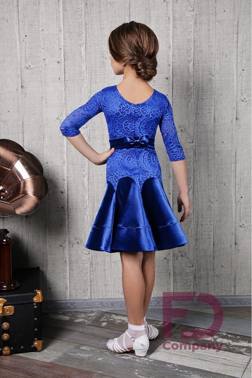 Ballroom dance competition dress for girls by FD Company product ID Бейсик БВ-63/1