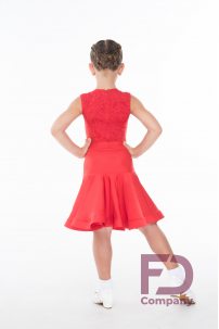 FD Company Basic dress, sleeveless juveniles dress with a yoke skirt