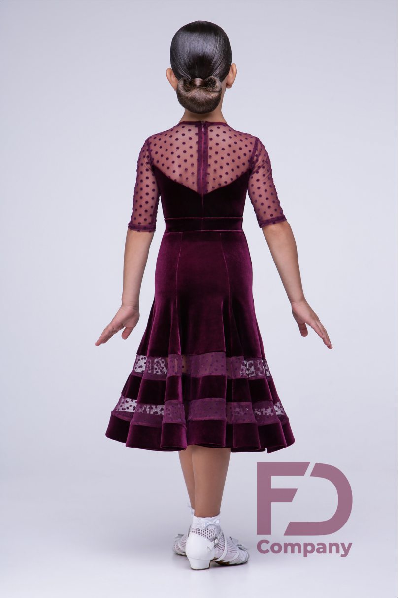 Soutěžní šaty pro dívky by FD Company product ID Бейсик БВ-54/2/Dark blue