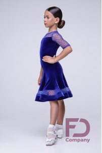 Ballroom dance competition dress for girls by FD Company product ID Бейсик БВ-54/1
