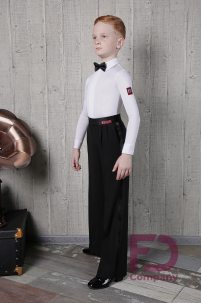 Boys ballroom dance shirt by FD Company style Комбидресс КСМ-1133/Black