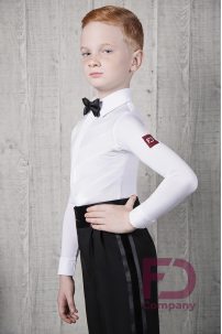 Boys ballroom dance shirt by FD Company style Комбидресс КСМ-1136/Black