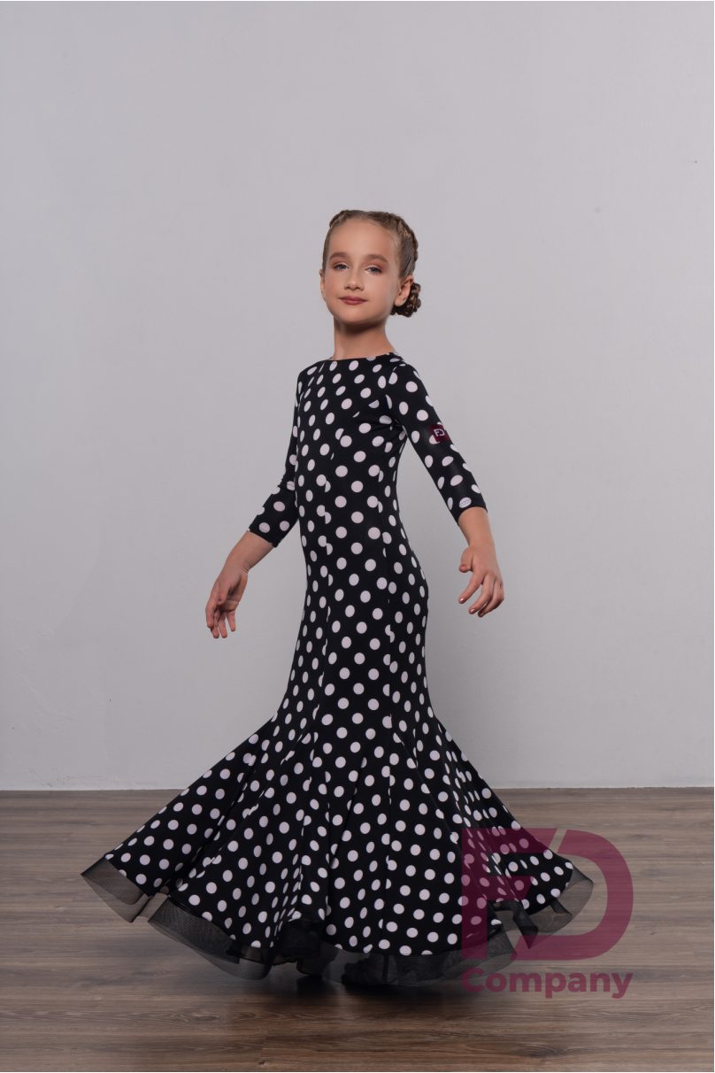 Платье для бальных танцев для девочек от бренда FD Company модель Платье ПС-1112/2 KW