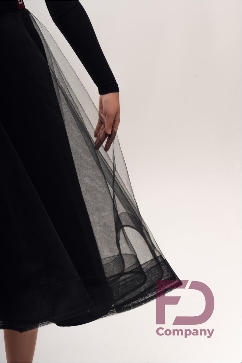Юбка для бальных танцев для девочек от бренда FD Company модель Юбка ЮС-1315 KW