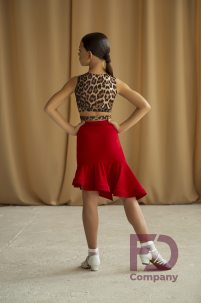 Leopard Print Dance Top without sleeves