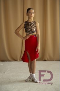 Leopard Print Dance Top without sleeves