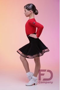 Dance blouse by FD Company style Блуза БЛ-946/1 KW/Fuchsia