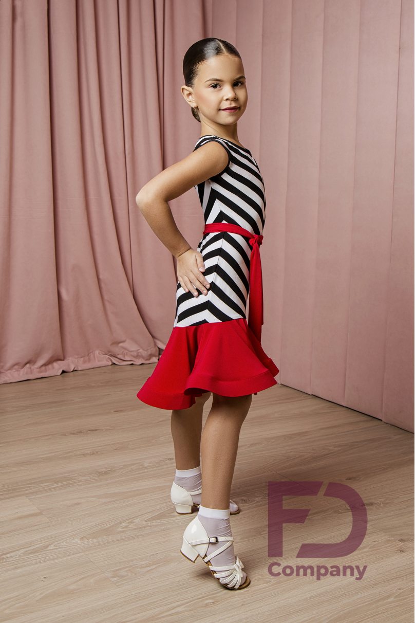 Girls ballroom dance dress by FD Company style Платье ПЛ-1059/1 KW