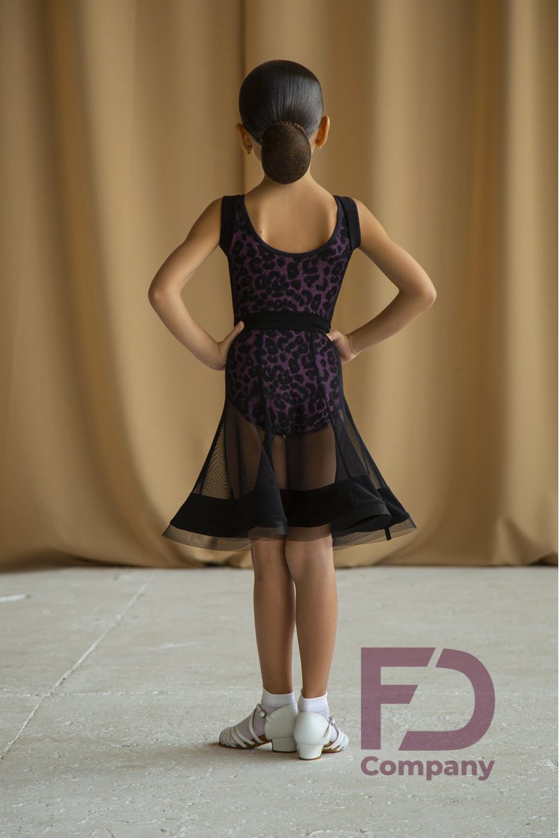 Сукня для бальних танців для дівчаток від бренду FD Company модель Платье ПЛ-693/1/Leo red