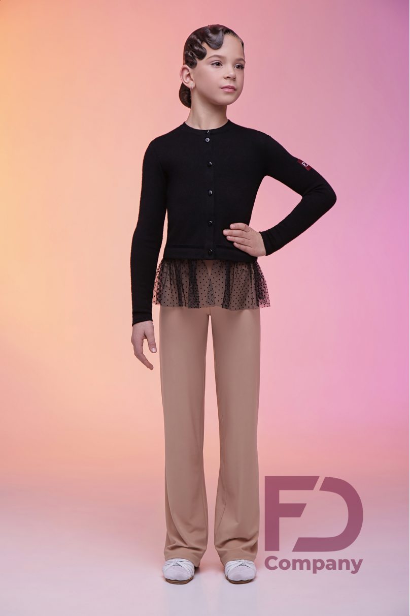 Girls dance pants by FD Company style Брюки БР-912/1 KW/Fuchsia