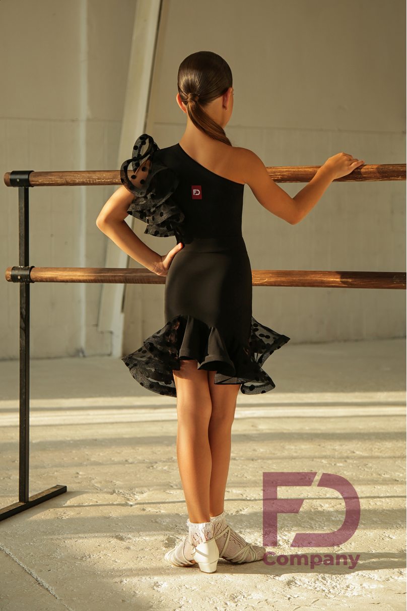 Ballroom latin dance skirt for girls by FD Company style Юбка ЮЛ-1225
