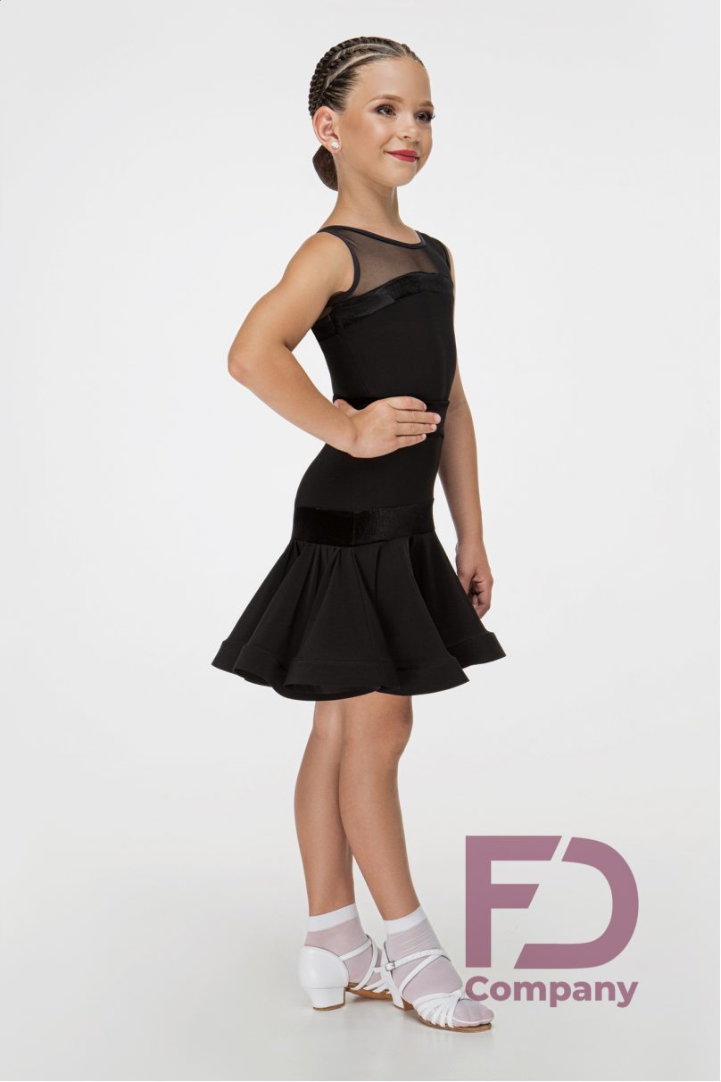 Ballroom latin dance skirt for girls by FD Company style Юбка ЮЛ-1117/1
