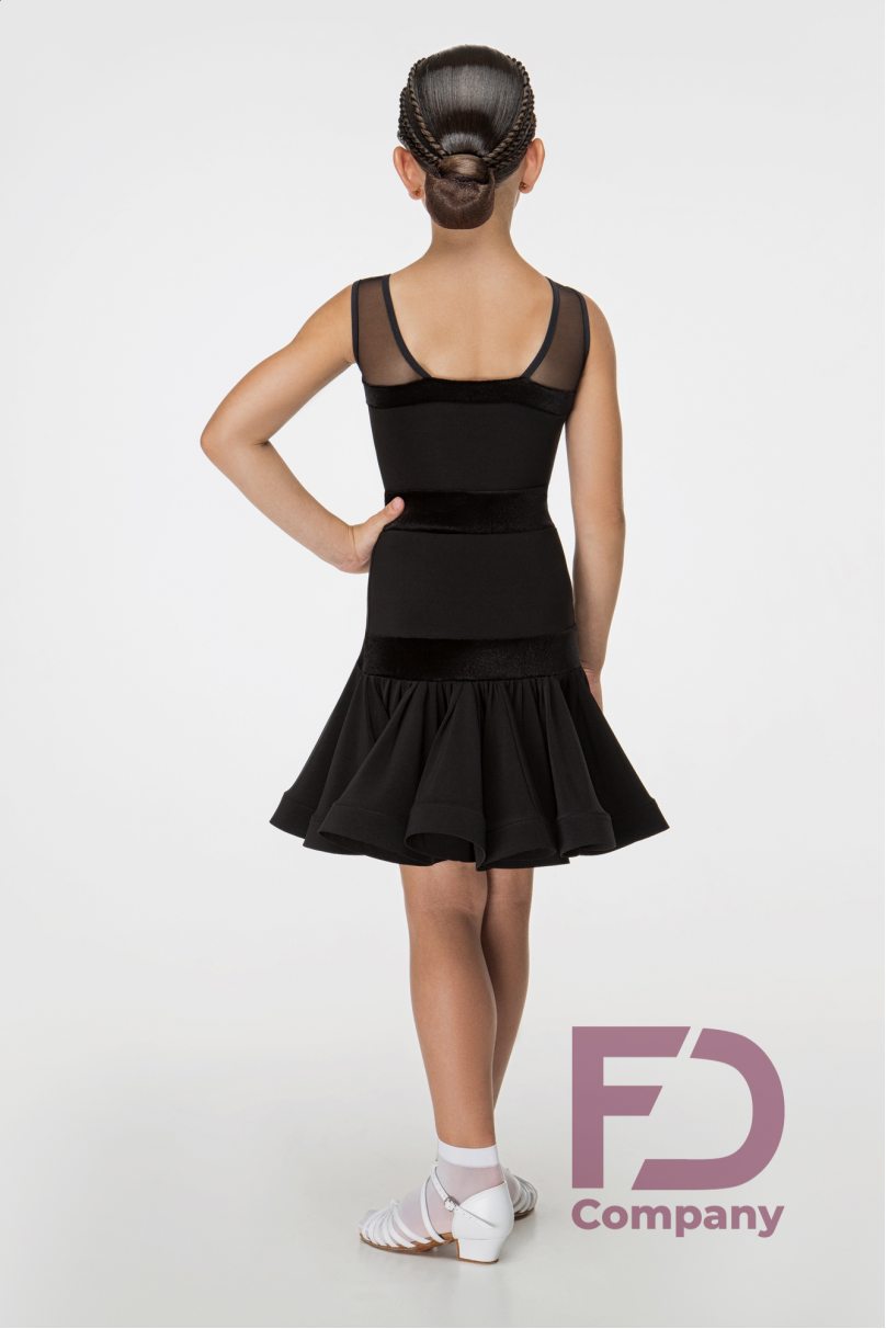 Ballroom latin dance skirt for girls by FD Company style Юбка ЮЛ-1117/1