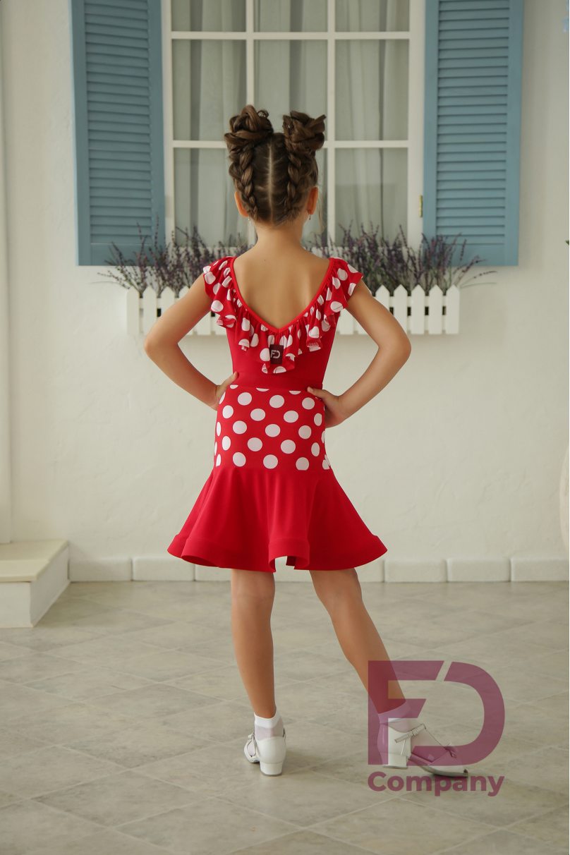 Ballroom latin dance skirt for girls by FD Company style Юбка ЮЛ-1067/3