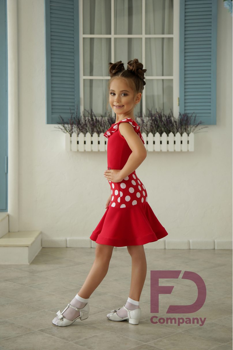 Ballroom latin dance skirt for girls by FD Company style Юбка ЮЛ-1067/3