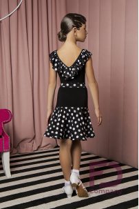 Latin skirt with polka dots print