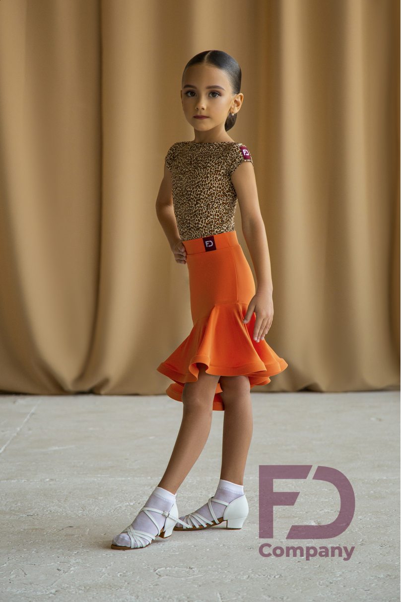 Ballroom latin dance skirt for girls by FD Company style Юбка ЮЛ-305 KW