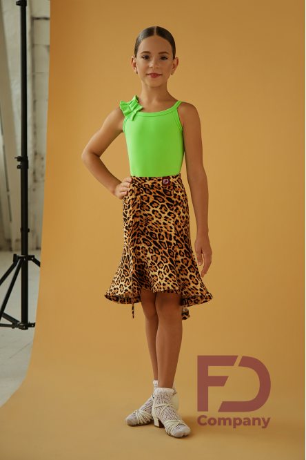 Dance skirt leopard print