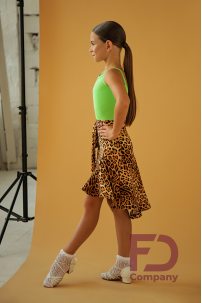 Dance skirt leopard print