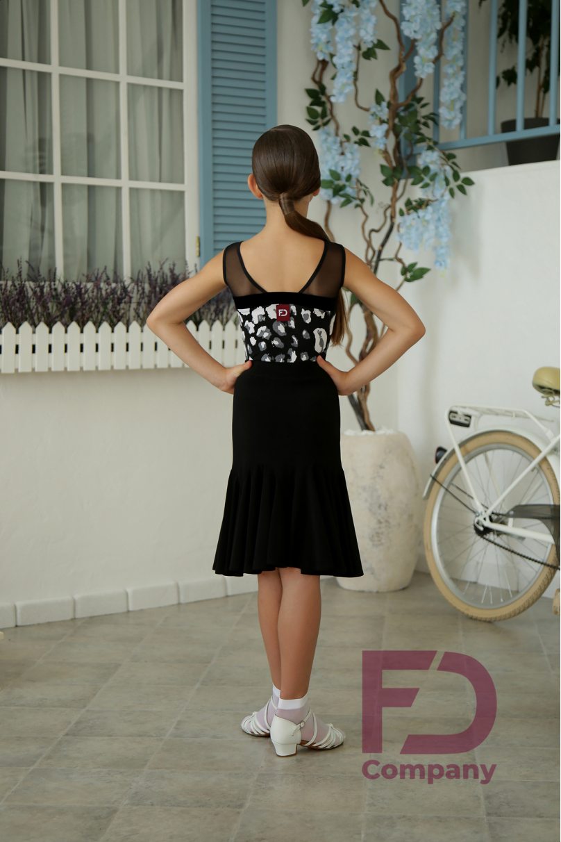 Ballroom latin dance skirt for girls by FD Company style Юбка ЮЛ-66 KW