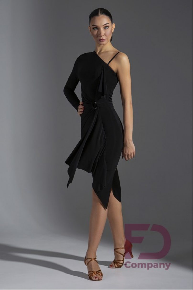 Latin dance dress by FD Company model Платье ПЛ-243/Black