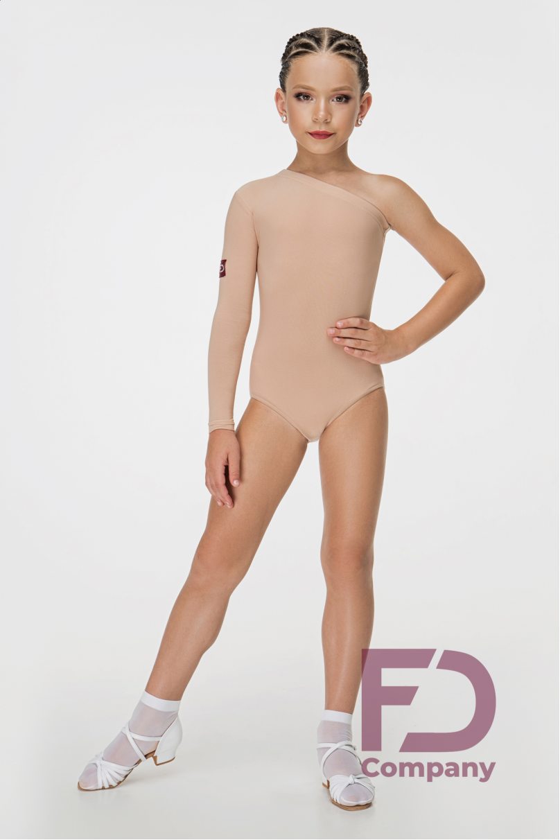 Girls dance leotard by FD Company style Купальник КУ-877/1 KW/Coral