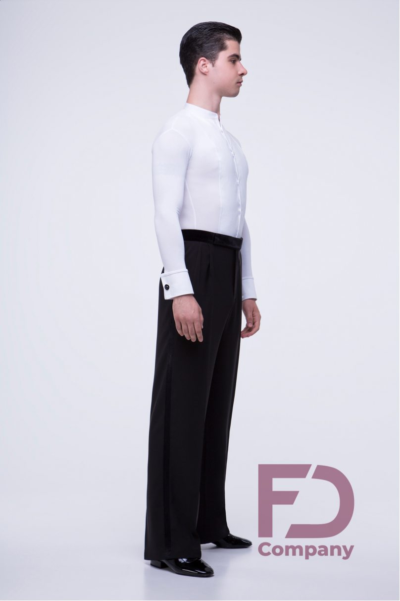 Tanz Hemden für Herren Marke FD Company modell Рубашка РМ-1022/White