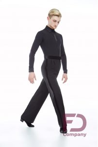 Mens latin dance trousers by FD Company style Брюки БМГ-821