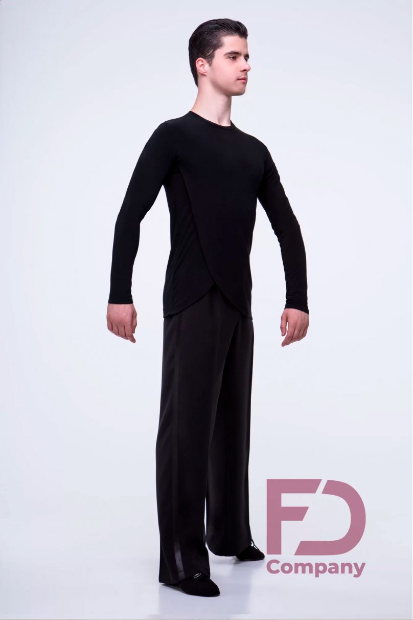 Mens latin dance shirt by FD Company model Рубашка РМ-1006