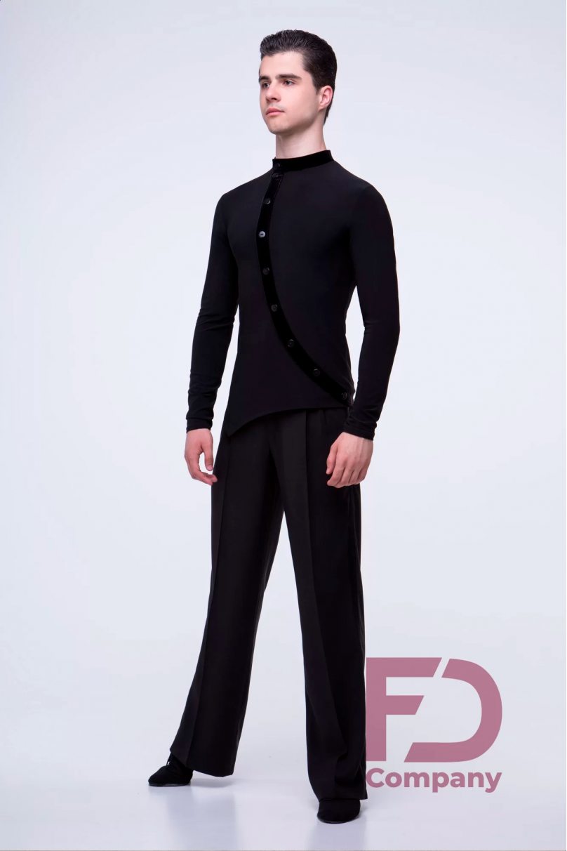Mens latin dance shirt by FD Company model Рубашка РМ-1010