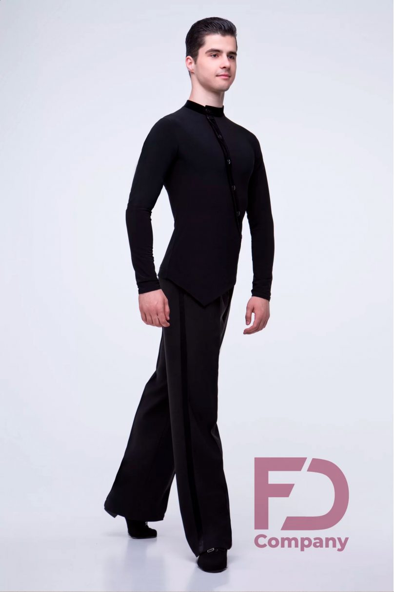 Чоловіча сорочка для бальних танців латина від бренду FD Company модель Рубашка РМ-1010