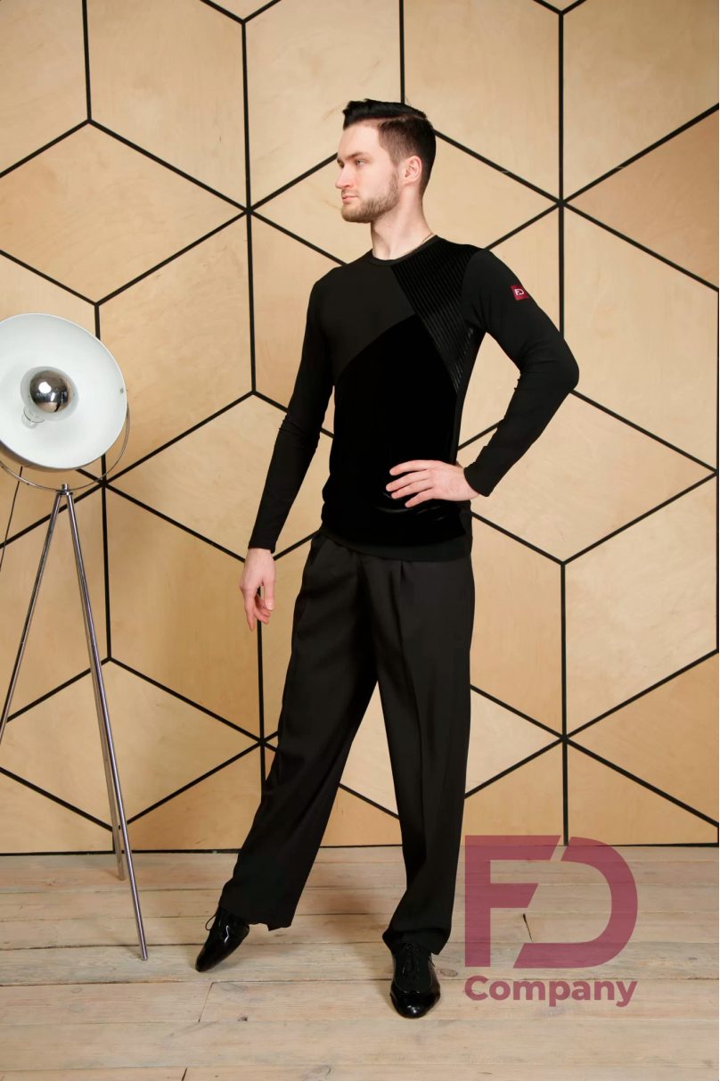 Mens latin dance shirt by FD Company model Рубашка РМ-1157