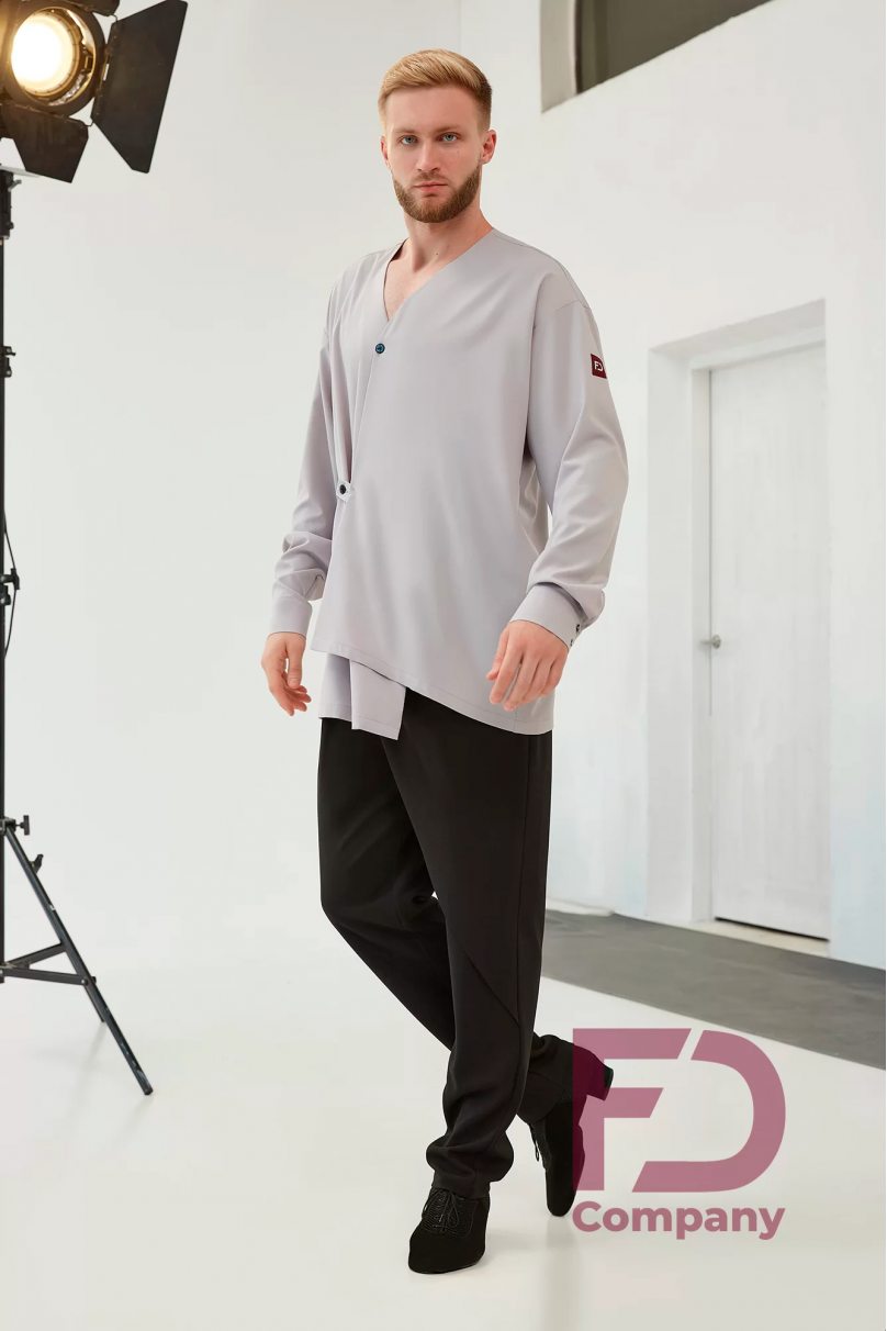 Mens latin dance shirt by FD Company model Рубашка РМ-1288