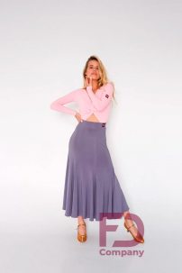 Ballroom standard dance skirt by FD Company style Юбка ЮС-1201/2/Purple