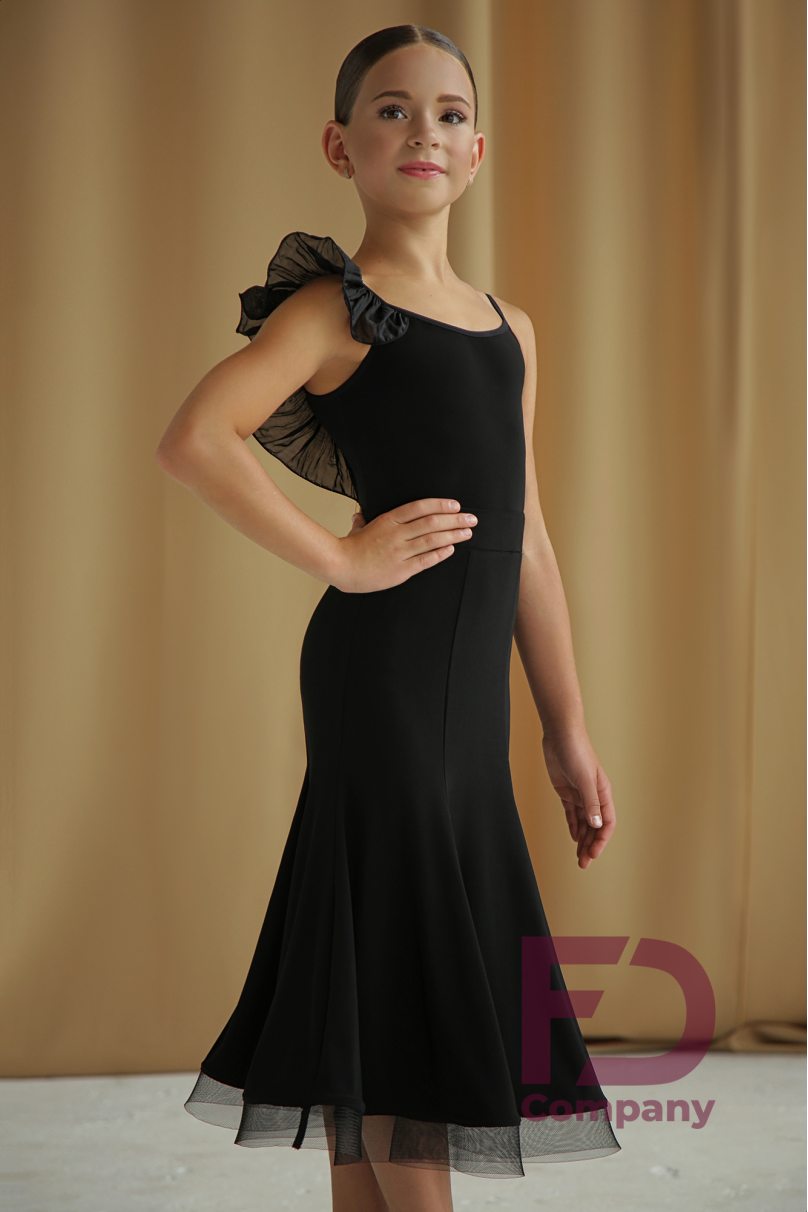 Ballroom latin dance skirt for girls by FD Company style Юбка ЮС-1199 KW